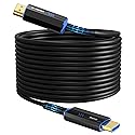 8K Long HDMI Fiber Optic Cable 100Feet/30m, 8K@60hz, 4K@120hz, HDMI 2.1 Cable 100FT, 48Gbps Ultra High Speed, Support HDR, eARC, Compatible for PC