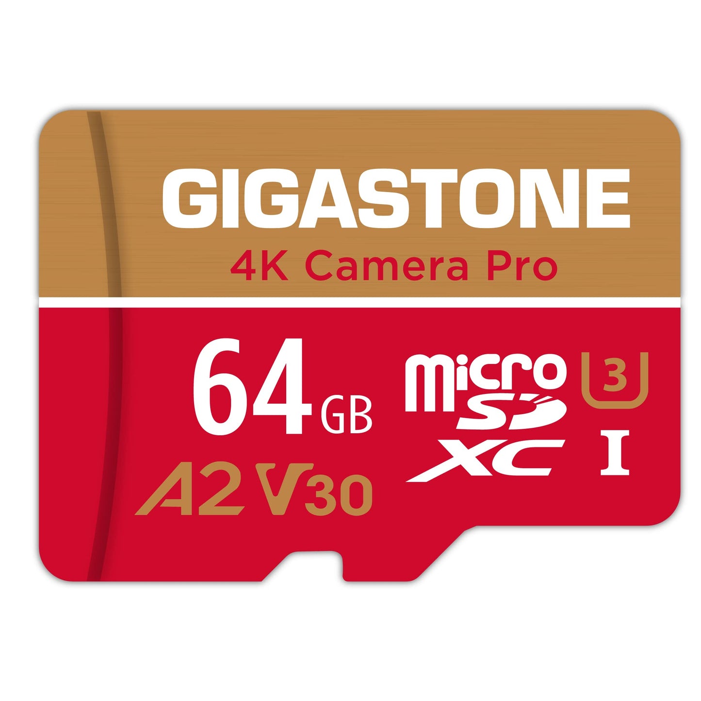 ?5-Years Data Recovery? GIGASTONE 64GB Micro SD Card, 4K Camera Pro, UHD Video for GoPro, Action Camera, Wyze, DJI, Drone, Nintendo-Switch, R/W up