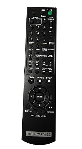Replaced Remote Control Compatible for Sony SLV-D300P SLVD281P SLV-D370P SLVD360P SLV-D550P SLVD261P YSP-4000BL TV DVD VCR Combo Player