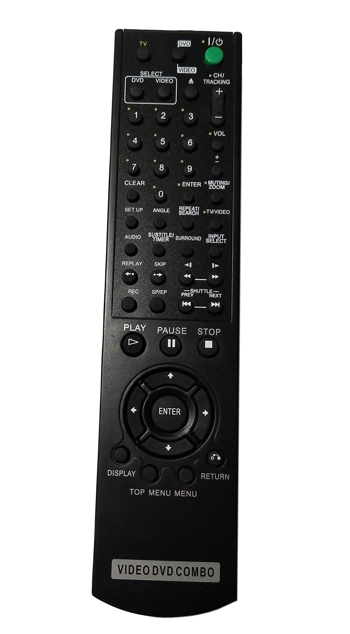 Replaced Remote Control Compatible for Sony SLV-D300P SLVD281P SLV-D370P SLVD360P SLV-D550P SLVD261P YSP-4000BL TV DVD VCR Combo Player