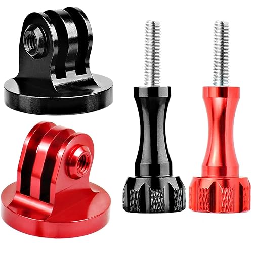 Niewalda Alumium Tripod Mount Adapter, Gopro Threaded Adapter,Action Camera Tripod Adapter Compatible with GoPro Max, GoPro Hero, DJI Osmo Action