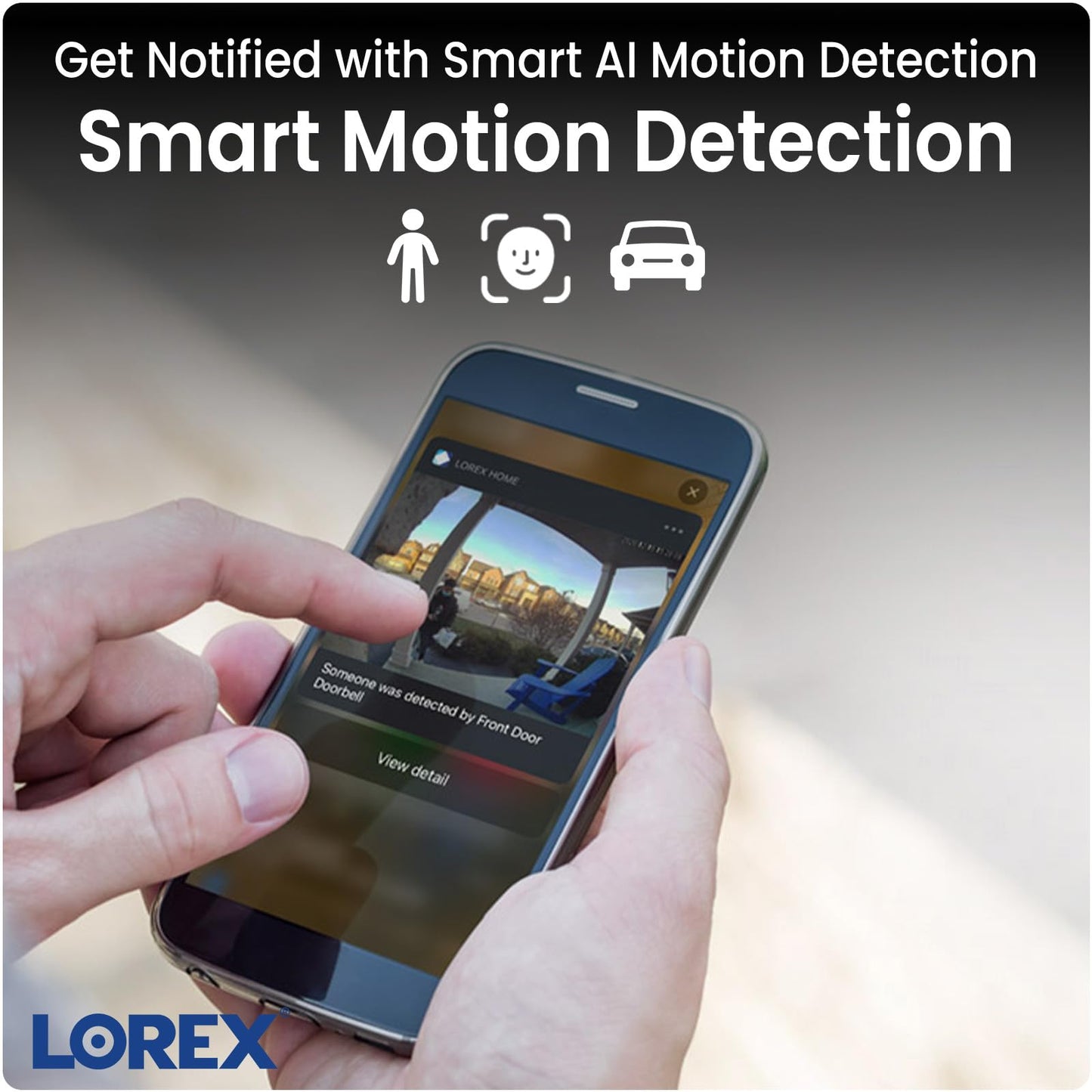 Lorex Outdoor 4K IP Add-On Metal Bullet Security Camera | NVR Add-On | Smart Motion Detection | 2-Way Talk | Color Night Vision | IP67 Waterproof |