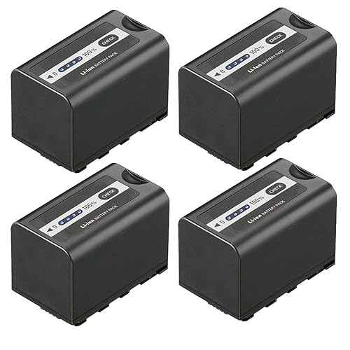 Kastar 4-Pack Battery Replacement for Panasonic AG-VBR59 AG-VBR59G, AG-VBR89 AG-VBR89G, AG-VBR118 AG-VBR118G, VW-VBD29, VW-VBD58 VW-VBD58PPK