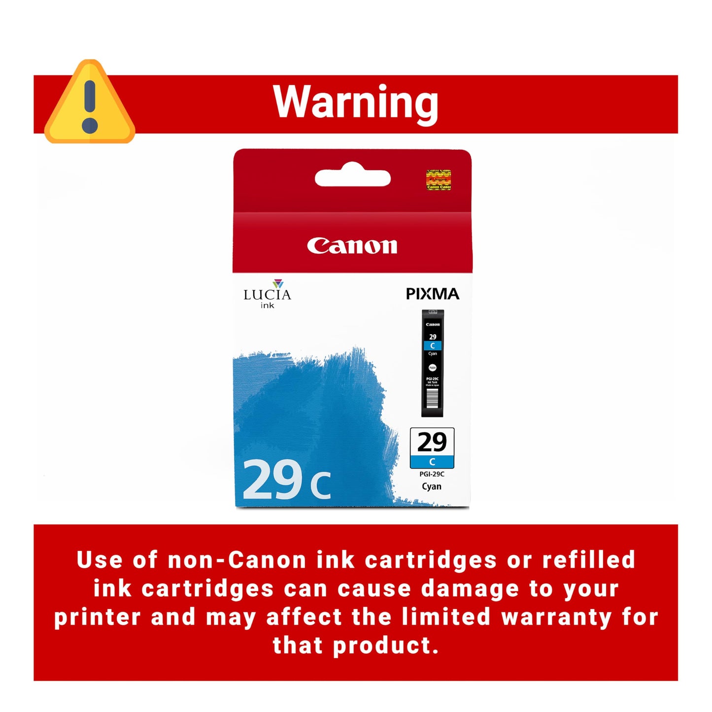 Canon PGI-29 Genuine Cyan Ink Tank, Compatible with PIXMA PRO-1 Printers