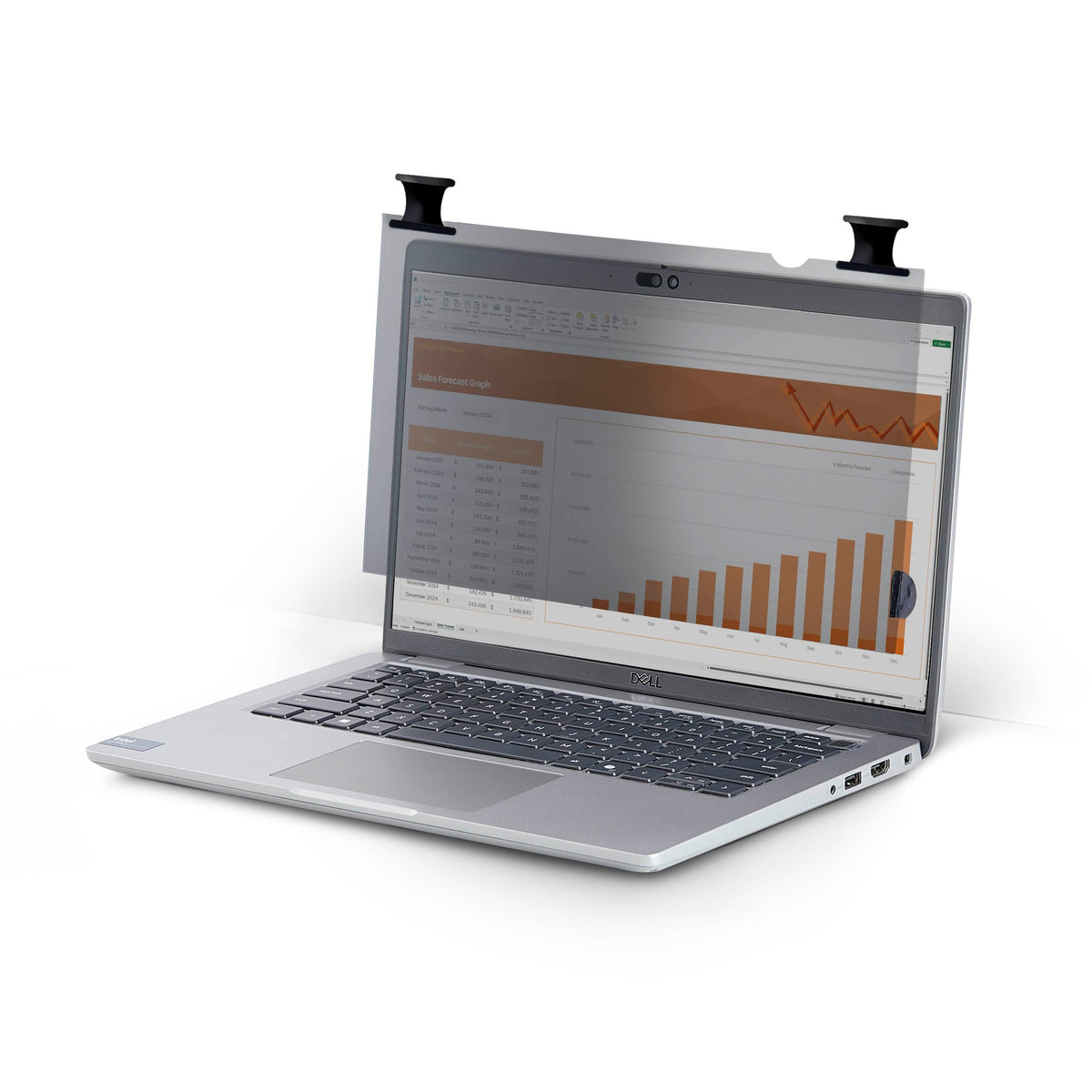 StarTech 16in 16:10 Bright Laptop Privacy Screen, Anti-Glare, Touch-Enabled