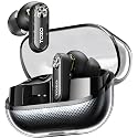 TOZO Crystal Pods Hybrid Active Noise Cancelling Wireless Earbuds, 10mm Drivers Deep Bass, 4 Mics Smart ENC AI Calls, Real-Time AI Translation, 32 EQ