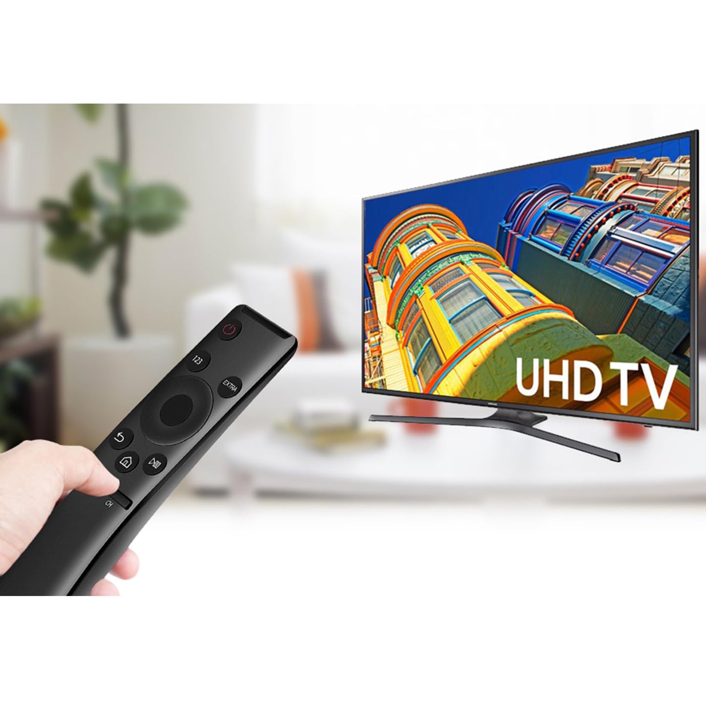 Infrared Replace Remote fit for Samsung TV UN49MU7500F UN49MU7600F UN49MU8000F UN50MU6300F UN55MU6300F UN55MU6500F UN55MU7000F UN55MU7500F UN55MU7600F