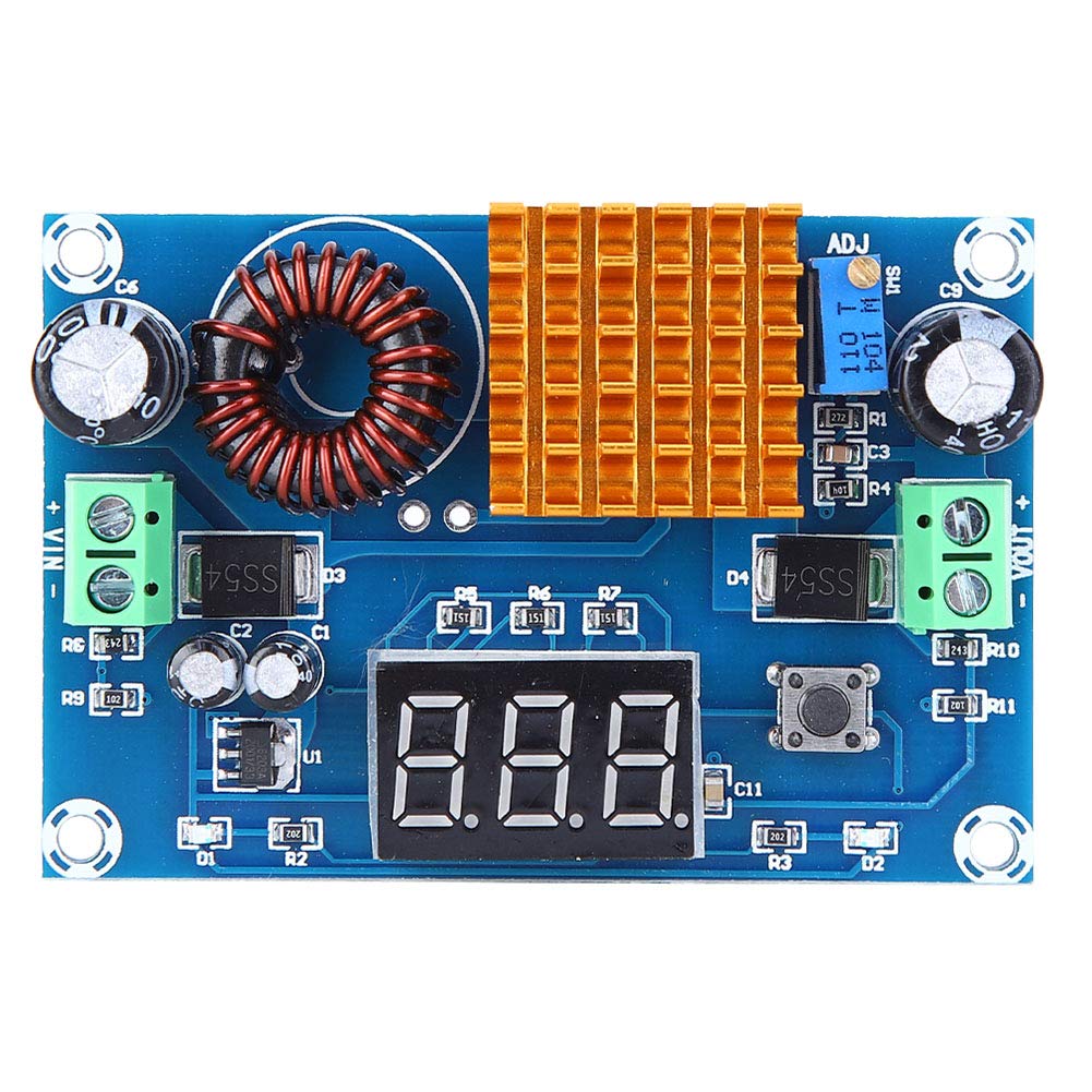 Haosie DC Boost Converter, XH-M411 DC 3-35V to 5-45V Output Voltage, Adjustable Step Up Voltage Regulator Module for Solar Panels