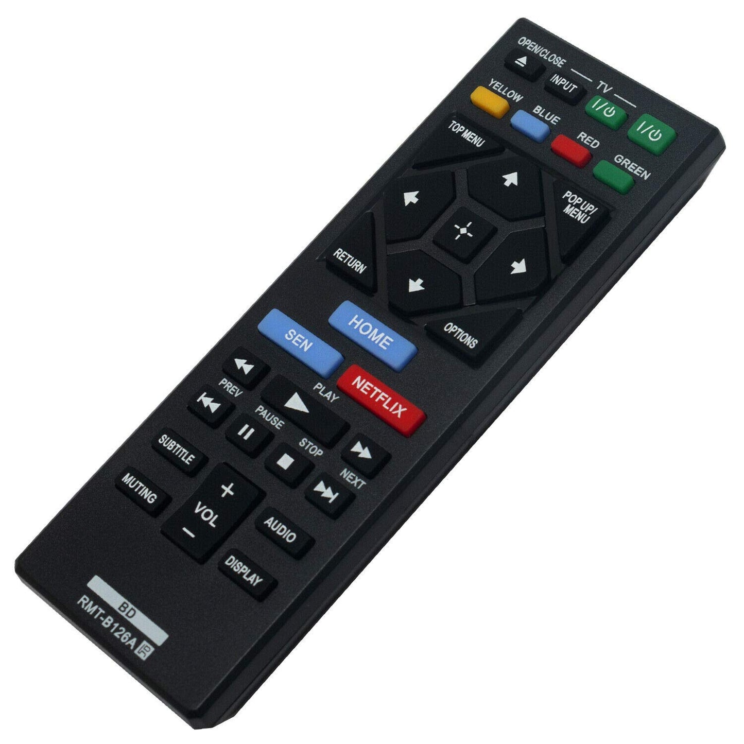 RMT-B126A Replace Remote fit for Sony Blu-ray Player BDP-S6700 BDP-S3700 BDP-S1700