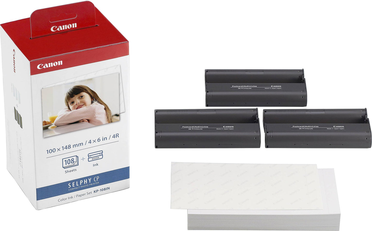 Canon Color Ink Paper Set KP-108IN 4X6 108 Sheets