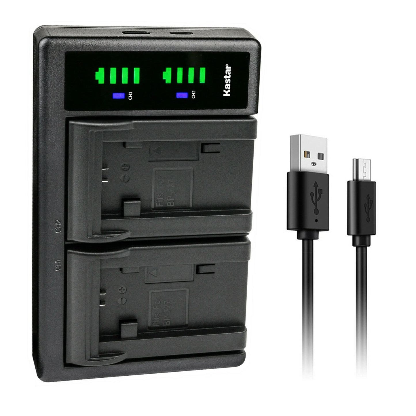 Kastar LTD2 USB Battery Charger Replacement for Canon VIXIA HF R72 HFR72, VIXIA HF R80 HFR80, VIXIA HF R82 HFR82, VIXIA HF R300 HFR300, VIXIA HF R400