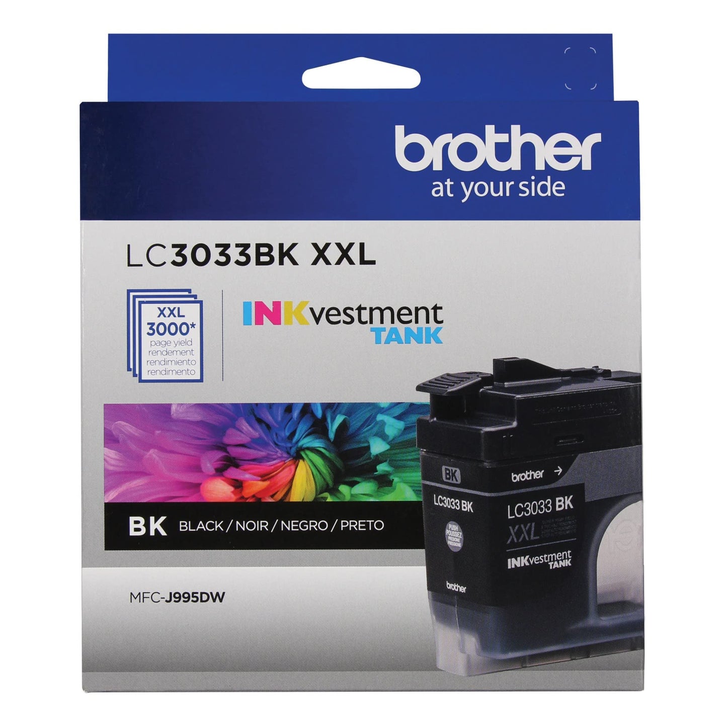Brother LC3033 Black Super-High-Yield Ink Cartridge, LC3033BKS