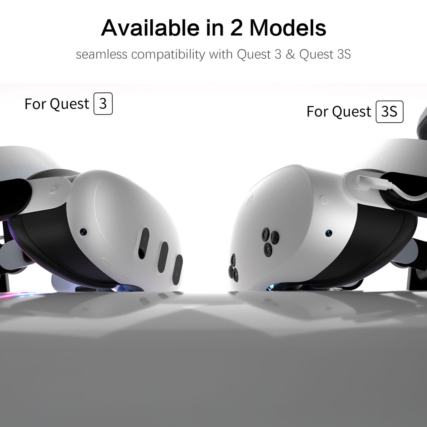 WOUNMTT Head Strap for Meta Quest 3/3S, Audio VR Head Strap with 10000mAh Battery & Detachable Speakers, Charge and Use Headphones Simultaneously