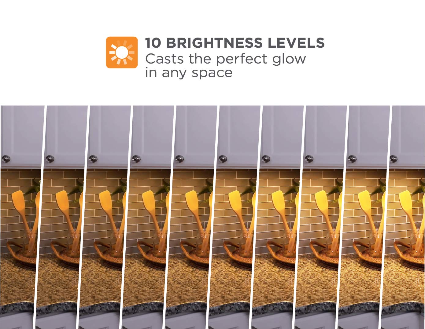 PureOptics LED 3-Pack LED Puck Light Kit, Warm White (LEDUC-PUCK-3WK)