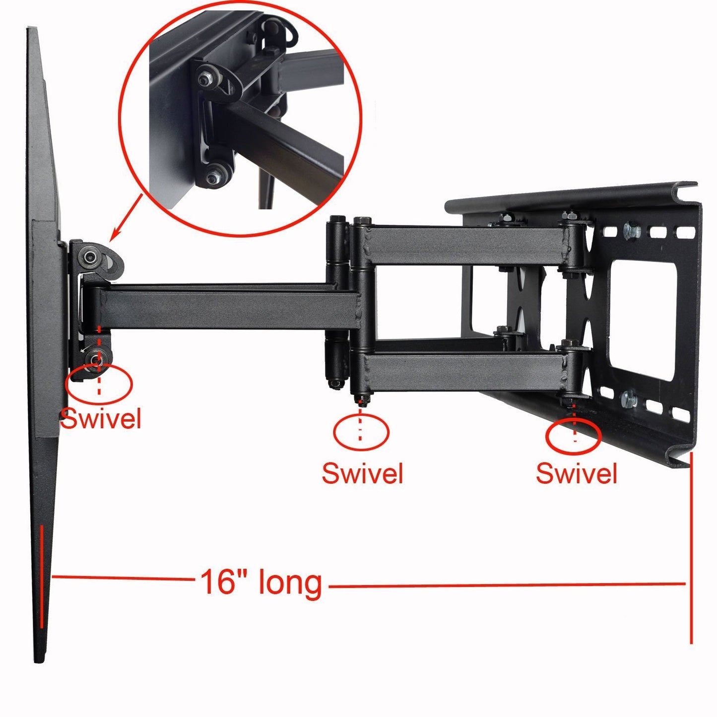 VideoSecu TV Wall Mount for LG 49" 55” 58” 60” 65” 49UB8200 49UB8500 49UB8300 55LA9650 58UF8300 60UF7300 65UF6800 65UF6450 65UF8600 65UF7690 55LA9700
