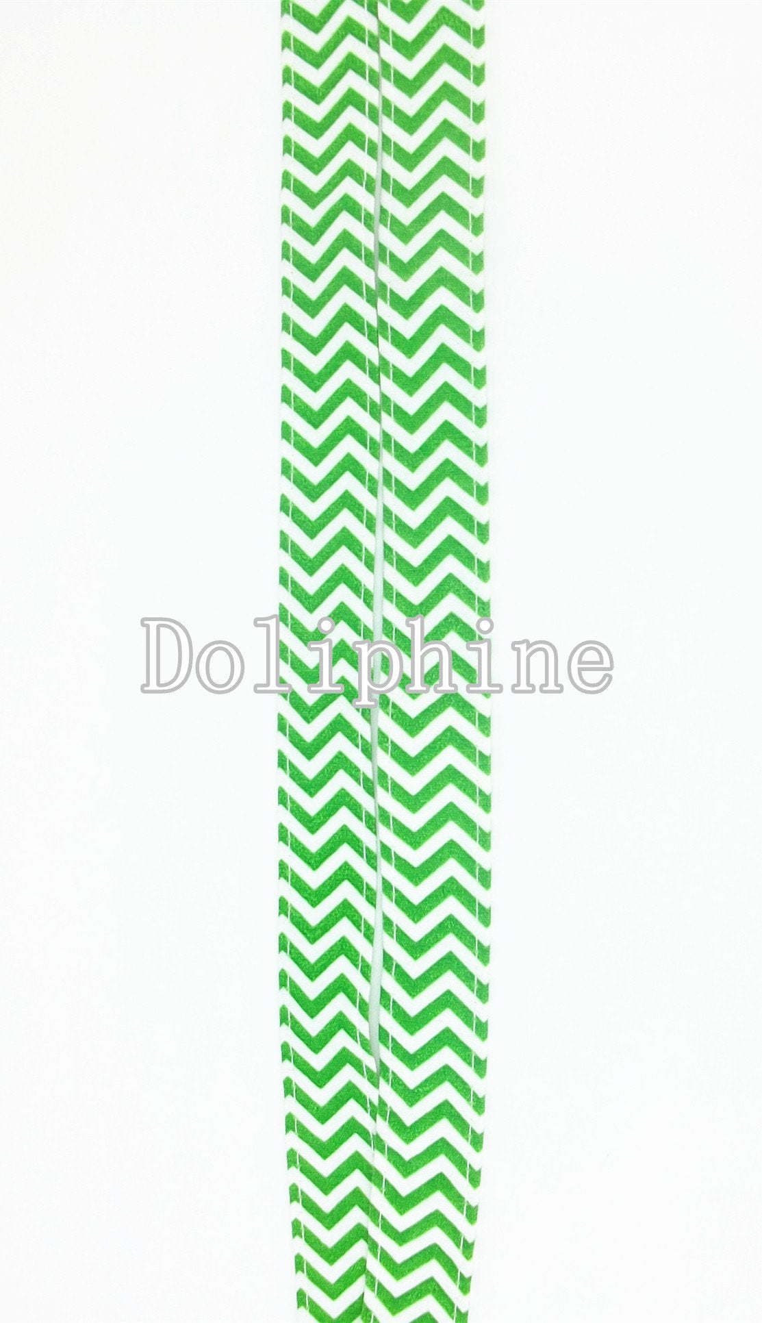 Doliphine Wave Fabric Neck Chevron LANYARDs Keychain for Key/ID/Cell Phone Holder (Green)