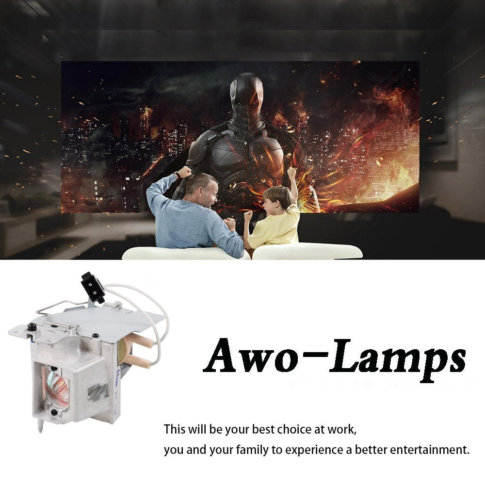 AWO Original P-VIP190W Lamp Bulb for MC.JH111.001/MC.JPV11.001/MC.JN811.001 with Housing for ACER