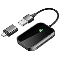Wireless CarPlay Adapter for iPhone, Apple CarPlay Wireless Adapter USB-C, Bluetooth Connection, Auto-Switch for Multiple iPhones, Fast & Stable, iOS