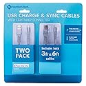 Member's Mark MEMBER'S MARK Apple USB Type A-to-Lightning 3ft and 6ft Cables - 2 Pack