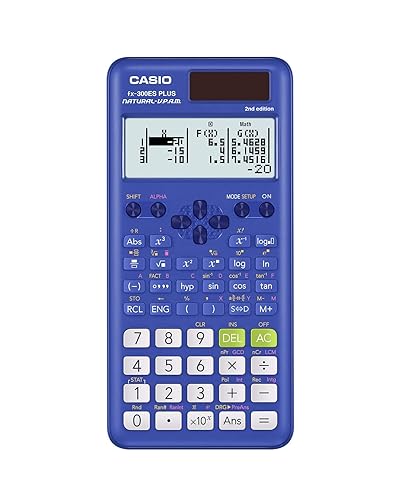 Casio fx-300ES Plus 2nd Edition - Standard Scientific Calculator | 262 Functions, Natural Textbook Display? | Ideal for Middle School, High School