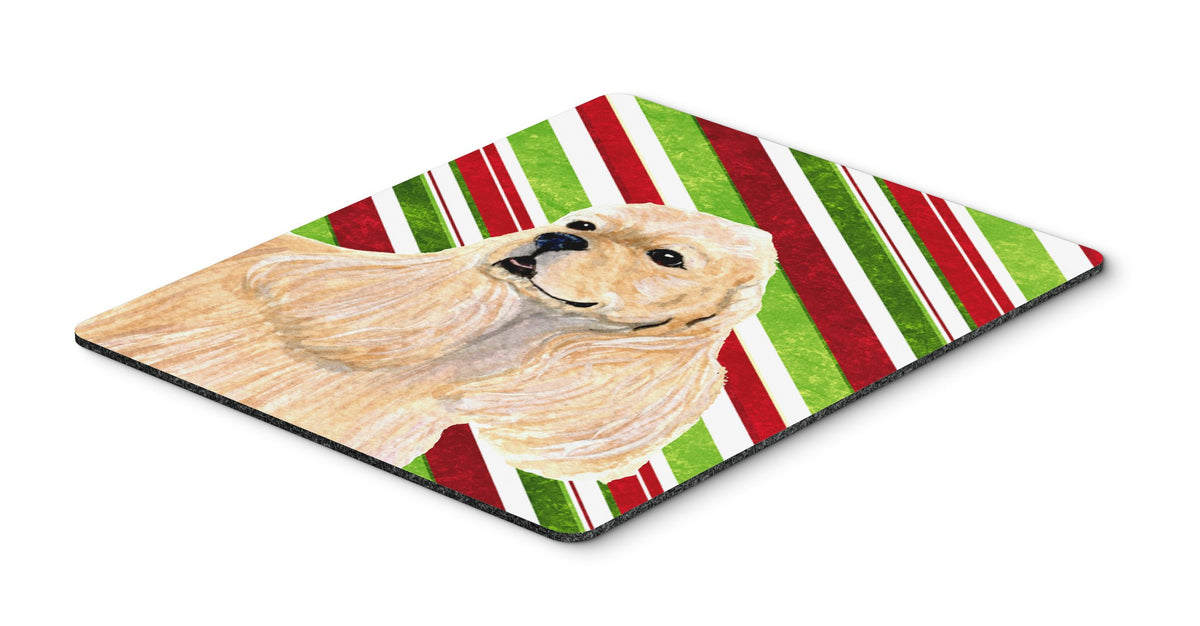Caroline's Treasures SS4591MP Cocker Spaniel Candy Cane Holiday Christmas Mouse Pad, Hot Pad or Trivet for Home Office Gaming Working Computers Laptop