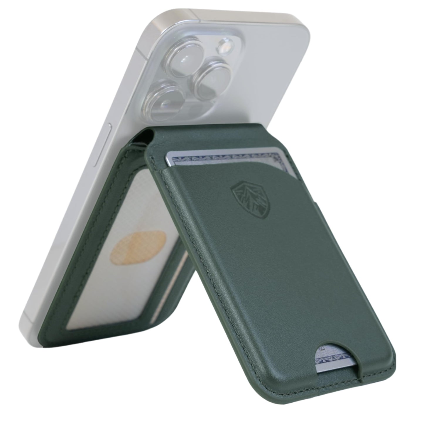 Summit Enterprise Slim Compact Magnetic Phone Wallet - ID Card Holder - Hands Free Stand - RFID Protect - Strong Magnet - Compatible with iPhone
