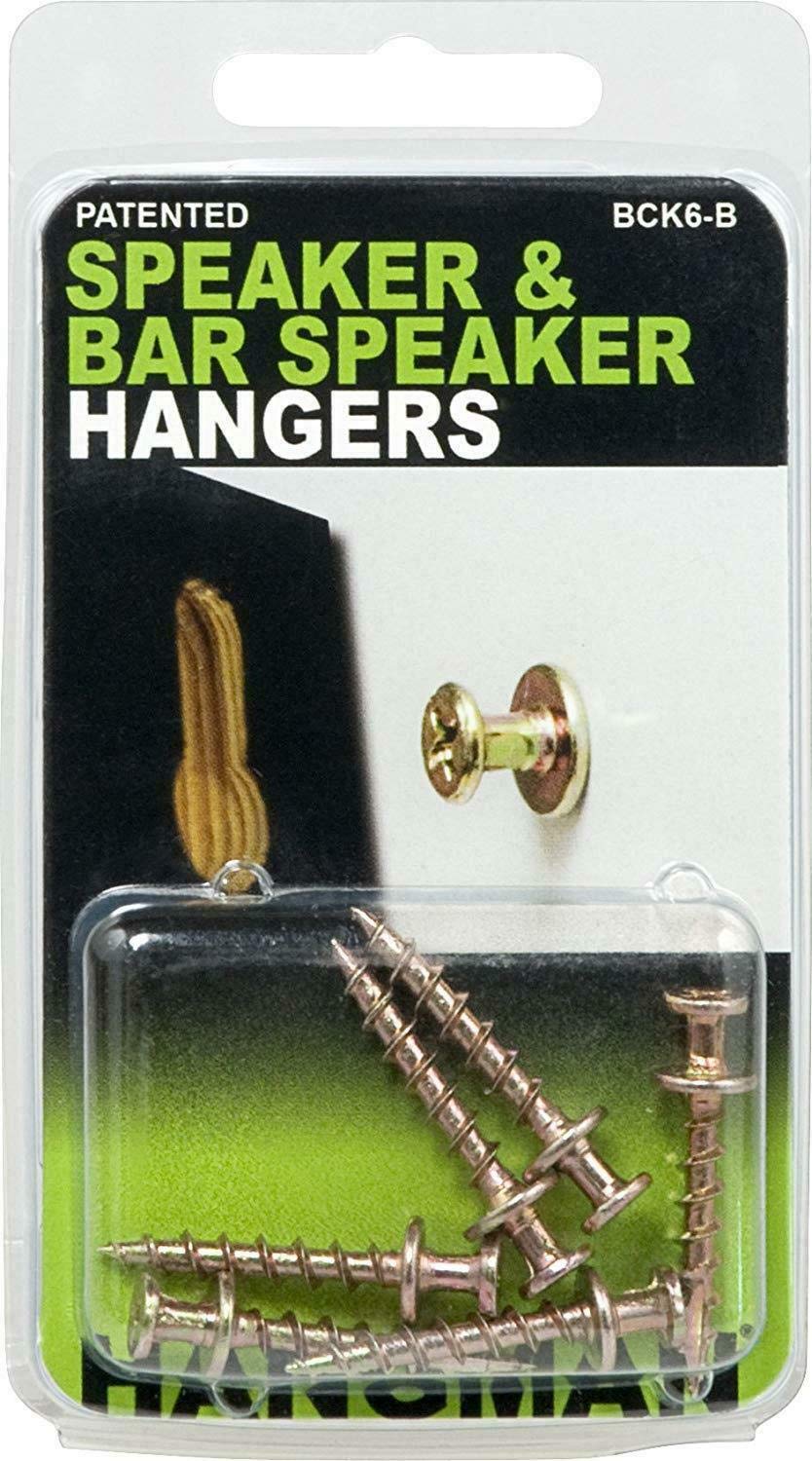 Hangman Products Inc. BCK6-B Speaker Hanging Screws - 6 Pack