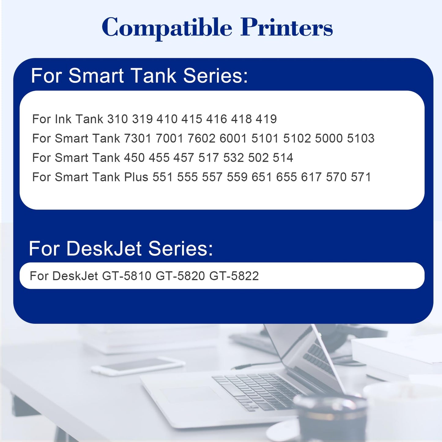 Pristar Compatible with HP 31 32XL Ink Bottle Set Compatible with HP Smart Tank 7301 7001 7602 5000 6001 5101 5102 5103 Plus 651 551 455 457 450