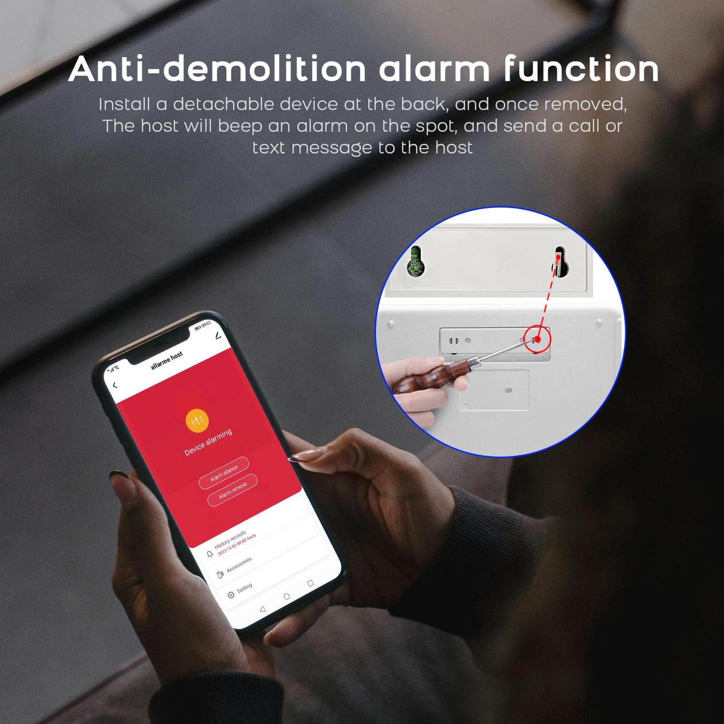 PGST Home Security Systems with HD Camera and 32GB Memory Card,Wireless 4G GSM Home Alarm System,120dB Siren,Motion Sensors,Tuya App Remote Control