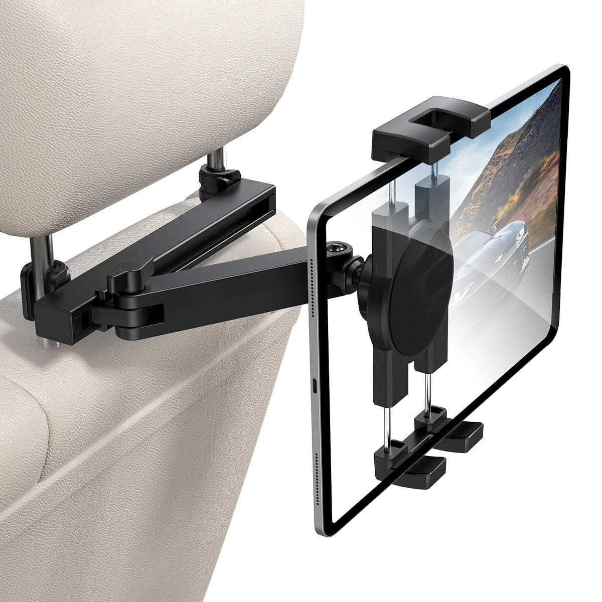 Tablet Holder for Car Headrest, ipad Car Holder Back Seat, Road Essentials