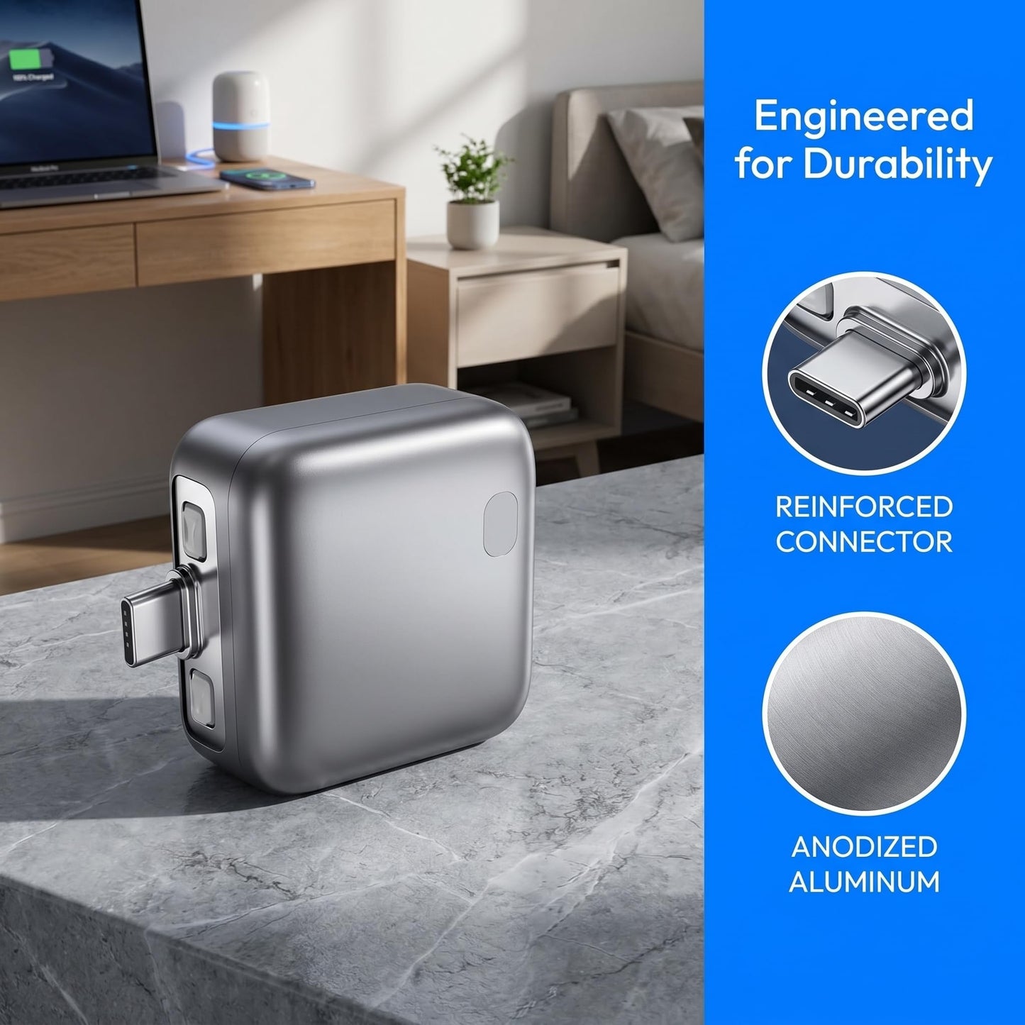 Stop Charge Smart Charger, New Upgrade 140W Auto Cut-Off Charger Protector with AI Full-Charge Smart Auto Stop Charging Adapter Plug and Play for USB
