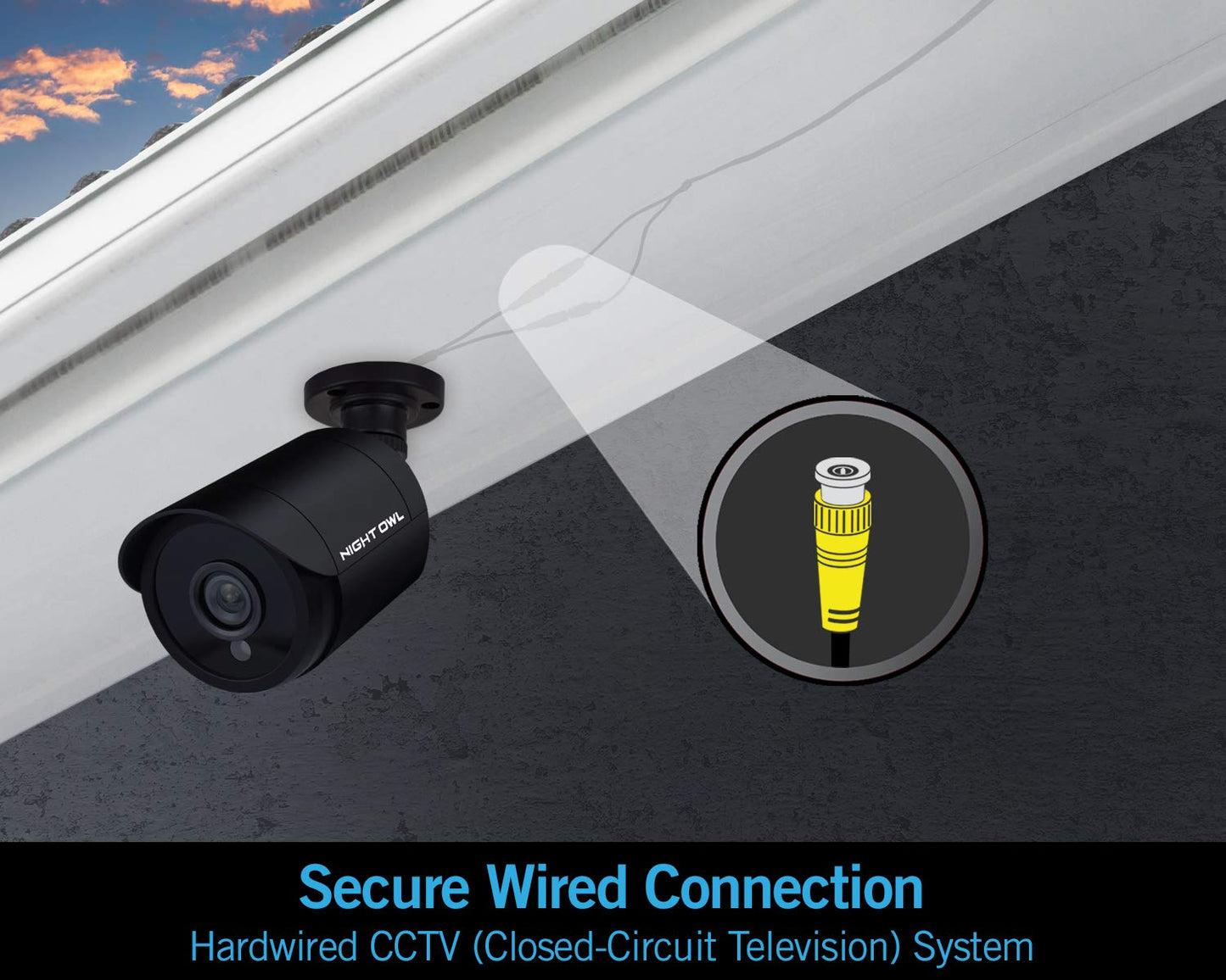 Night Owl CCTV Video Home Security Camera System with 4 Wired 1080p HD Indoor/Outdoor Cameras with Night Vision (Expandable up to a Total of 8 Wired