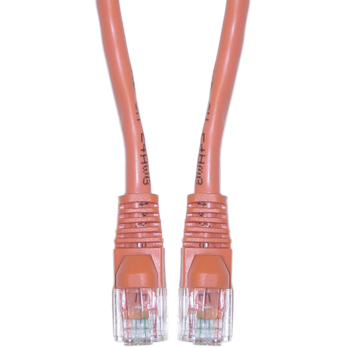 25-Feet CAT6, UTP, Crossover, with Molded Boot, 350MHz, Orange (10X8-33325)