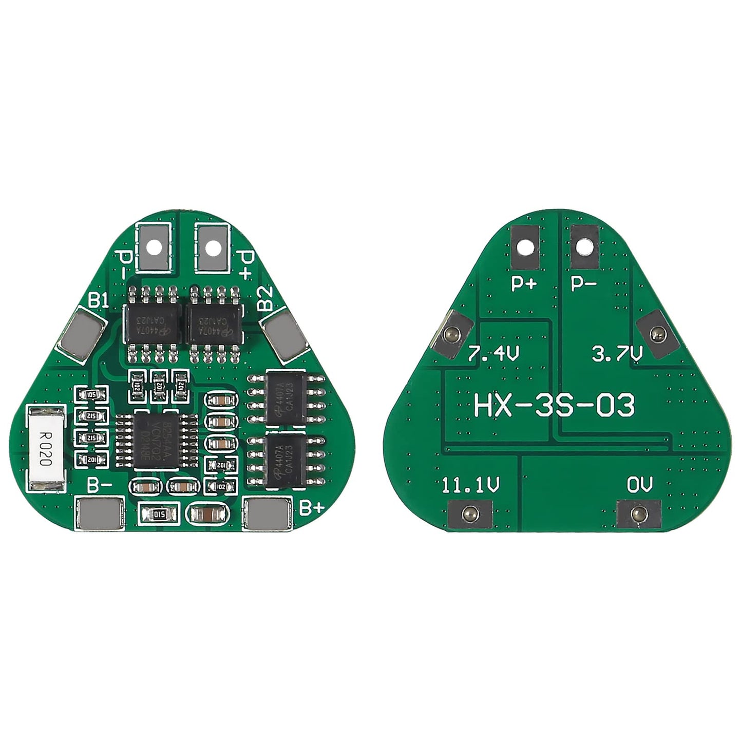 Alinan 6pcs 3S 8A 12V 18650 Lithium Battery Protection Board 10.8V 11.1V 12.6V BMS PCM PCB Overcharge Over-Discharge Protection Module for 3 Li-ion…