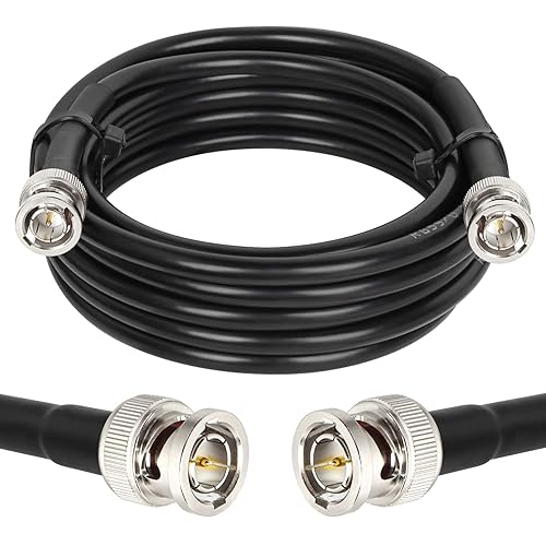 XRDS -RF 10FT SDI Cable, BNC Male Digital Video Cable 75 Ohm RG59 BNC Cables Supports HD-SDI/3G/6G-SDI/4K/8K