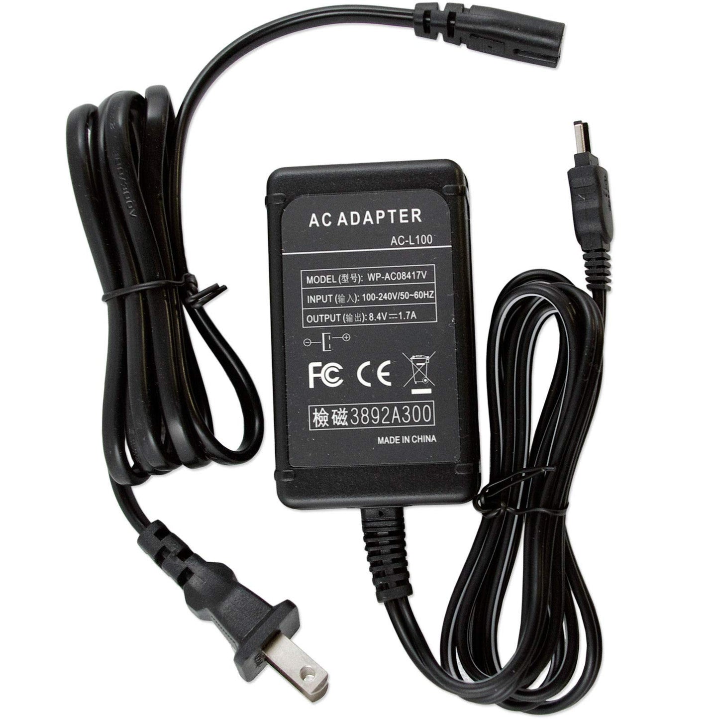 AC Adapter Power Supply Cord for Sony HandyCam CCD-TRV128 CCD-TRV138 AC-L15 8.4V