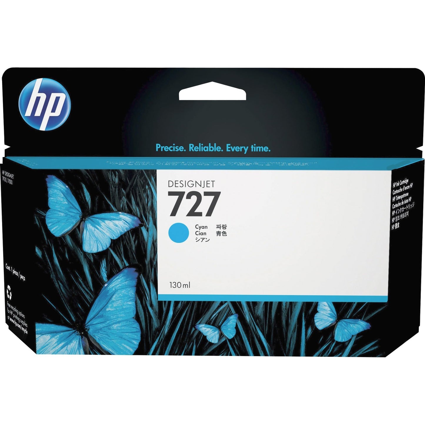 Hewlett Packard HP 727 - dye-Based Cyan - Original - Ink Cartridge