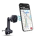 Naztech MagBuddy Elite 360 Magnetic Phone Holder for Car - Magnetic Phone Mount for Car for Dashboard & Air Vent with Universal Hook and Rotatable Arm