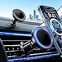 RayLink for MagSafe Car Mount, Magnetic Phone Holder for Car Dashboard, Windshield & Air Vent - 3-in-1 Mounting, 360° Rotation, 38 lbs Strong Grip