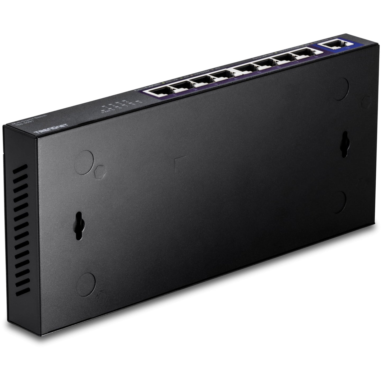 TRENDnet 9-Port Multi-Gig Switch, TEG-S591, 8 x 2.5G RJ-45 Ports, 1 x 10G RJ-45 Port, 60Gbps Switching Capacity, Ethernet Splitter, NDAA & TAA