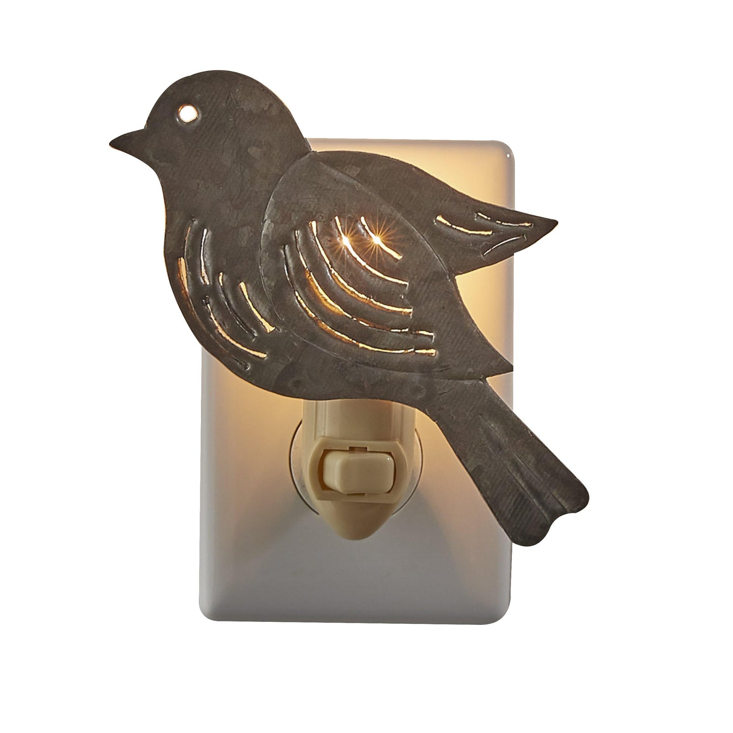Park Designs Galvanized Bird Night Light