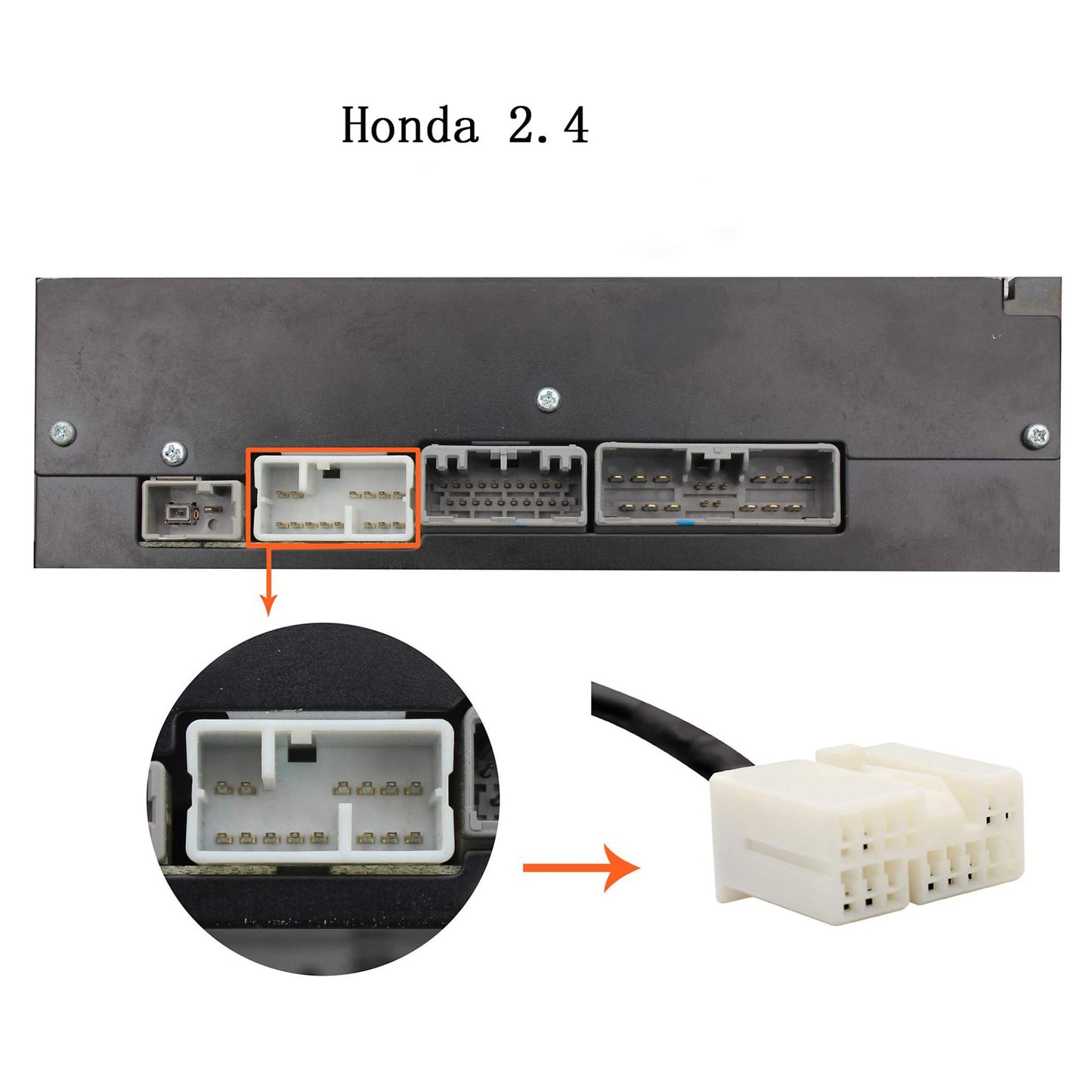 Yomikoo Factory Car Audio Upgrad CD to AUX &USB Input Adapter | Plug & Play | Compatible for Honda Accord 2003-2012, City 2002-2011, CRV 2005-2014