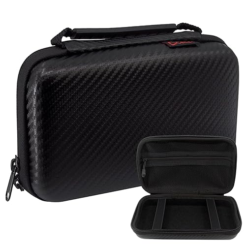 Cellet Hard EVA Case for External Hard Drive, Power Bank, Smartphones, Mesh Pockets (BLACK)