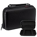Cellet Hard EVA Case for External Hard Drive, Power Bank, Smartphones, Mesh Pockets (BLACK)