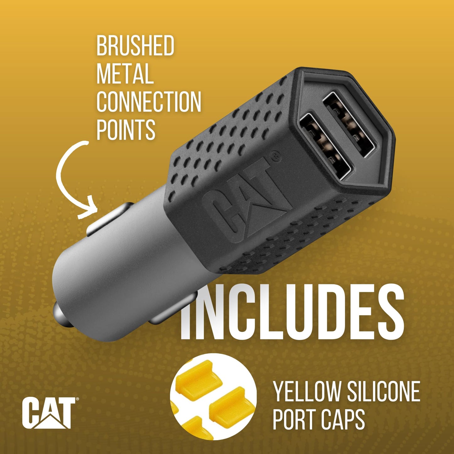 USB Car Charger, Charges Up to 2 Devices