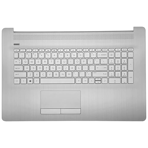 Replacement Upper Case Palmrest for HP 17-by 17T-by 17-CA 17Z-CA 17t-by400 17-by0026cy 17z-ca300 Series Laptop Backlight Keyboard Assembly with ODD