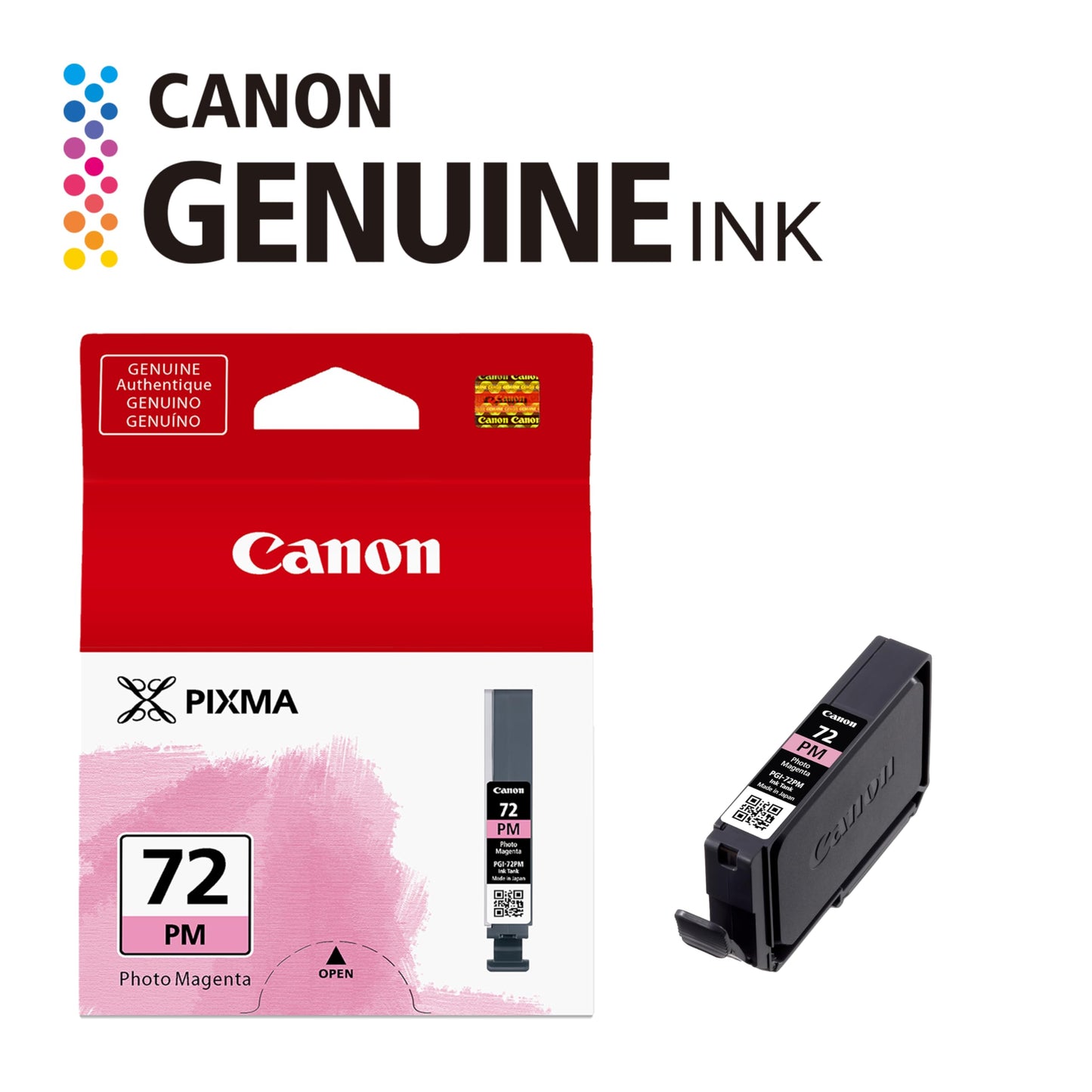 Canon PGI-72 Genuine Photo Magenta Ink Tank, Compatible with PIXMA PRO-10 Printers