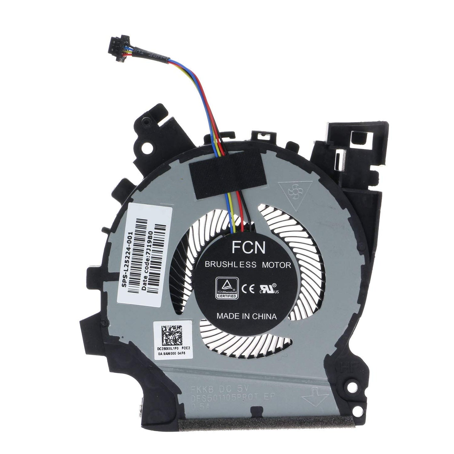 CPU&GPU Cooling Fan for HP ZBook 15v G5 Mobile Workstation L25223-001 L25224-001