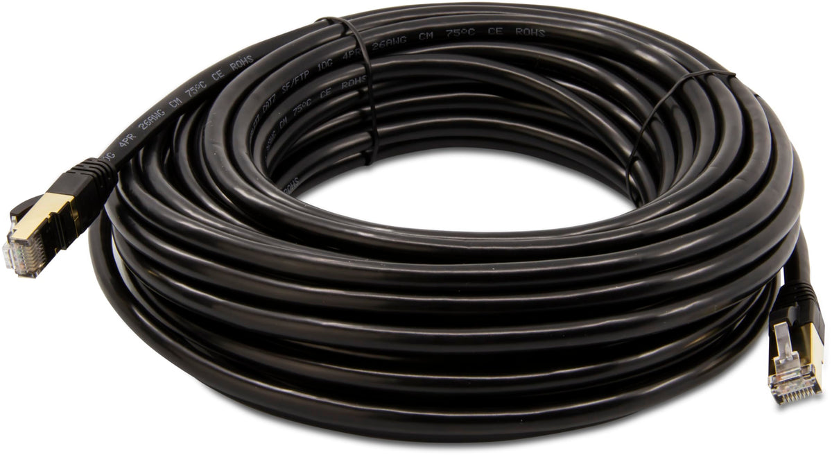 Triplett 50' Black CAT7 Stranded Patch Cable (CAT7-50BK)