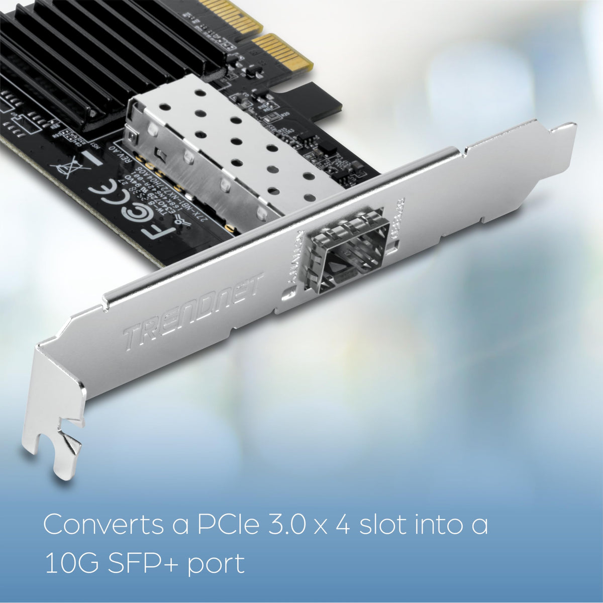 TRENDnet 10 Gigabit PCIe SFP+ Network Adapter, TEG-10GECSFP